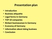Prezentációk 'Business Etiquette in Germany', 2.                