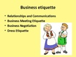 Prezentációk 'Business Etiquette in Germany', 4.                