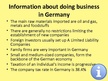 Prezentációk 'Business Etiquette in Germany', 9.                