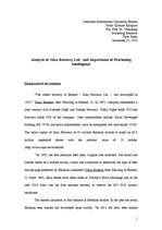 Kutatási anyagok 'Saku Brewery Ltd. Analysis and Importance of Marketing Intelligence', 1.                