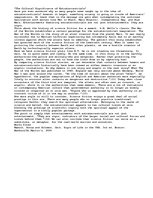 Esszék 'The Cultural Significance of Extraterrestrials', 1.                