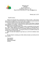 Minták 'Business Letter', 3.                