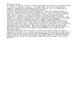 Esszék 'Secrecy in Science ', 1.                