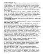 Esszék 'Information Technology Plan', 1.                