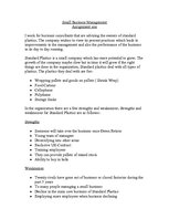 Összefoglalók, jegyzetek 'Small Business Management', 1.                