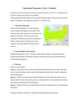 Összefoglalók, jegyzetek 'Operational Programs of Latvia Funded by Either ERDF, ESF or Cohesion Fund', 3.                