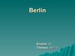Prezentációk 'Berlin', 1.                