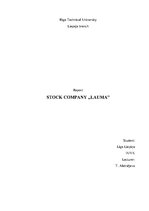 Kutatási anyagok 'Stock Company "Lauma"', 1.                