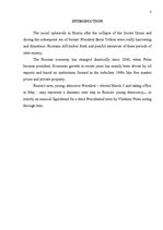 Kutatási anyagok 'Economic Development Prospect of Russia Under the New Presidency', 3.                