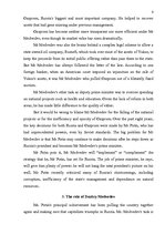 Kutatási anyagok 'Economic Development Prospect of Russia Under the New Presidency', 6.                