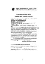 Kutatási anyagok 'Religious Toleration and the Repeal of  the Penal Laws', 2.                