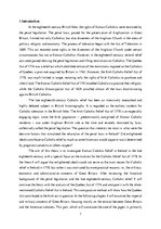 Kutatási anyagok 'Religious Toleration and the Repeal of  the Penal Laws', 6.                