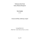 Kutatási anyagok 'Amazon and eBay Marketing Compare', 1.                