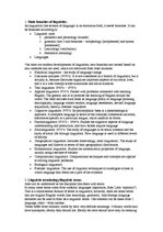 Összefoglalók, jegyzetek 'Linguistics', 1.                