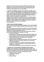 Összefoglalók, jegyzetek 'Linguistics', 2.                