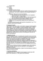 Összefoglalók, jegyzetek 'Linguistics', 3.                
