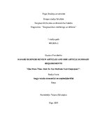 Esszék 'Harvard Business Review Articles and HBR Article Summary Requirements', 1.                