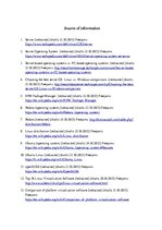 Kutatási anyagok 'Linux Server Operating Systems', 19.                