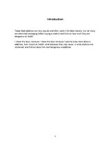 Összefoglalók, jegyzetek 'Food Additives', 3.                