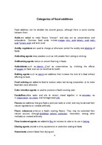 Összefoglalók, jegyzetek 'Food Additives', 6.                
