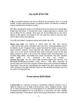 Összefoglalók, jegyzetek 'Food Additives', 8.                