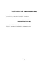 Összefoglalók, jegyzetek 'Food Additives', 10.                