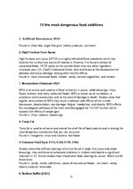 Összefoglalók, jegyzetek 'Food Additives', 12.                