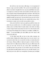 Esszék 'Standing up for what You Believe Is a Reflection of Your Integrity', 2.                