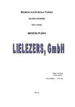 Üzleti tervek 'SIA "Lielezers"', 1.                