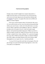 Esszék 'Wealth Does not Bring Happiness', 1.                