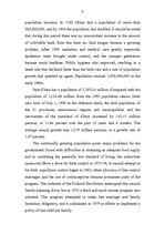 Kutatási anyagok 'China's Population', 9.                