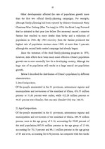 Kutatási anyagok 'China's Population', 10.                