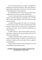 Kutatási anyagok 'China's Population', 17.                