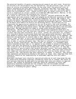 Esszék 'Regulating Risks for Genetic Engineering', 1.                