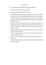 Összefoglalók, jegyzetek 'Purpose of Law', 1.                