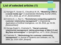 Prezentációk 'Improvement of Enterprise CRM System', 3.                