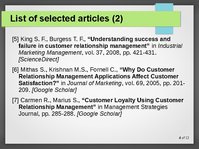Prezentációk 'Improvement of Enterprise CRM System', 4.                