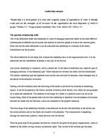 Esszék 'Leadership Concepts', 2.                