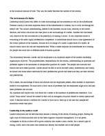 Esszék 'Leadership Concepts', 5.                