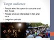 Prezentációk 'Open Air Latgalian Music Festival "Muzykys skrytuļs"', 4.                