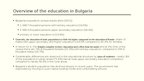 Prezentációk 'Education in Bulgaria', 4.                