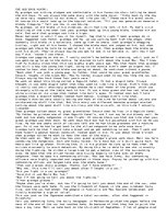 Esszék 'Short Story---The Old Days Again.', 1.                