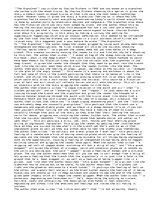 Esszék 'How did the authors create the settings and what effects were given in "The Sign', 1.                