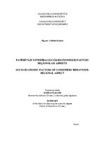 Összefoglalók, jegyzetek 'Socio-Economic Factors of Consumer Behavior: Regional Aspect. Patērētāju uzvedīb', 1.                