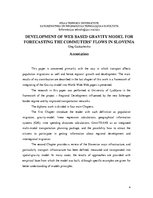 Záródolgozatok 'Development of Web Based Gravity Model for Forecasting the Commuters', 4.                