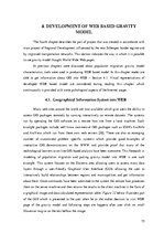 Záródolgozatok 'Development of Web Based Gravity Model for Forecasting the Commuters', 75.                