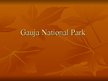 Prezentációk 'Gauja National Park', 1.                