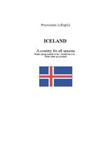 Kutatási anyagok 'A Country for All Seasons - Iceland', 1.                
