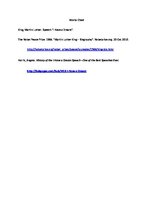 Esszék 'Martin Luther King "I Have a Dream"', 5.                