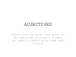 Prezentációk 'Presentation on Adjectives, Adverbs and Numerals', 2.                